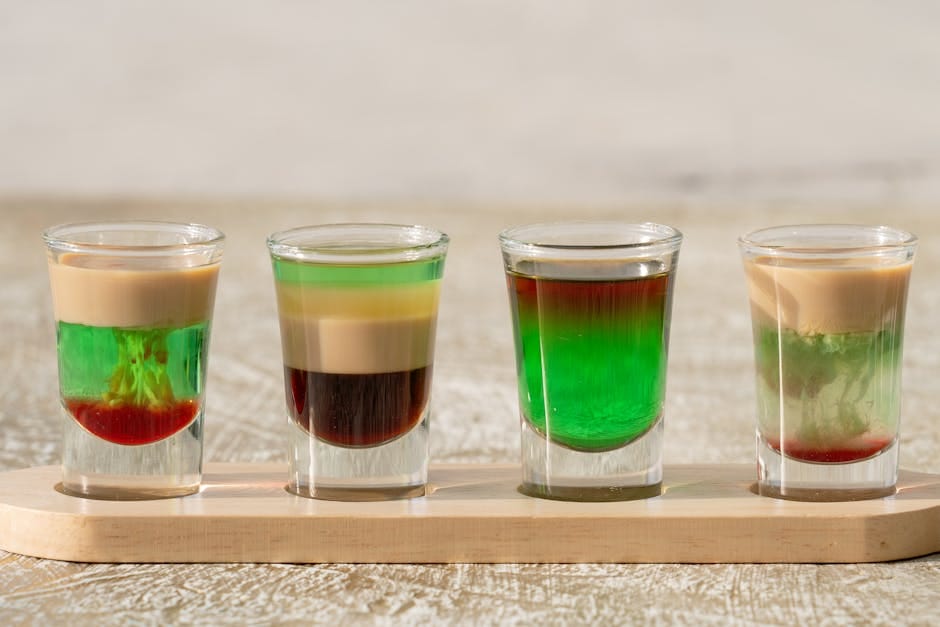 layered shots